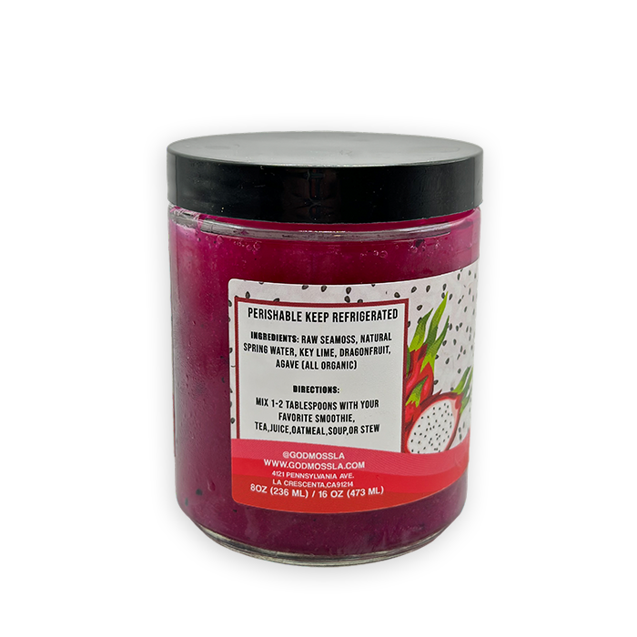 Dragon Fruit Seamoss Gel - GodMoss