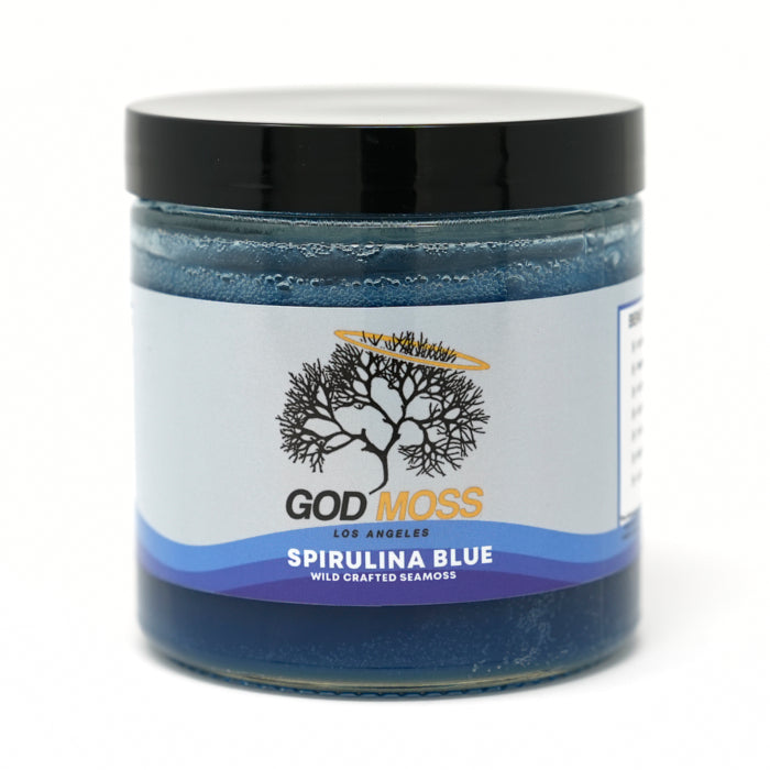 Spirulina Blue Seamoss Gel - GodMoss