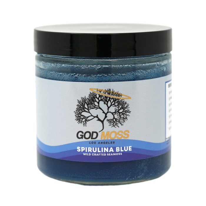 Spirulina Blue Seamoss Gel - GodMoss