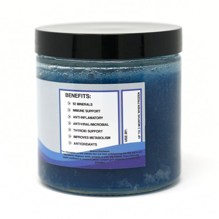 Spirulina Blue Seamoss Gel - GodMoss