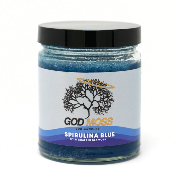 Spirulina Blue Seamoss Gel - GodMoss