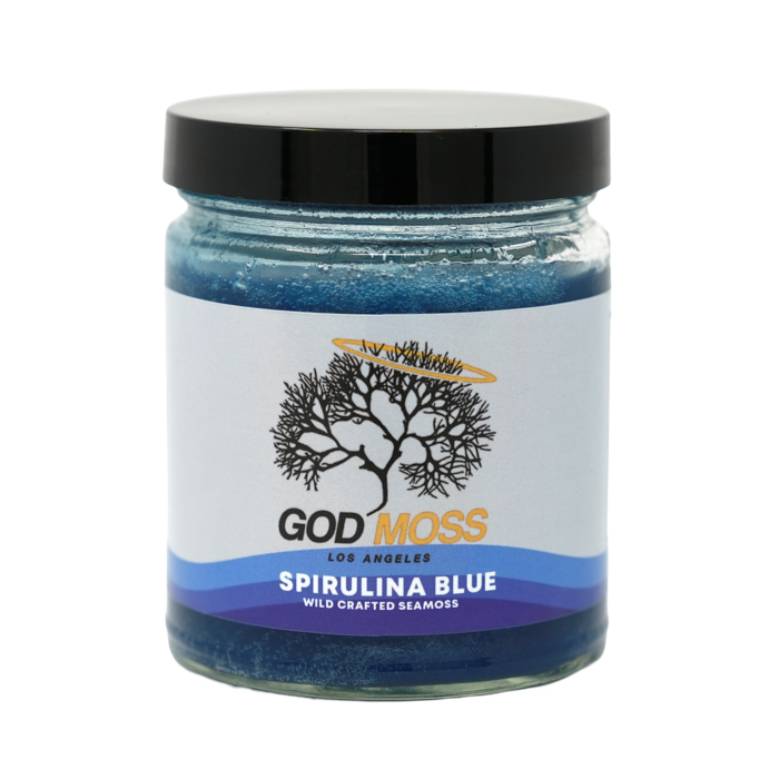 Spirulina Blue Seamoss Gel - GodMoss