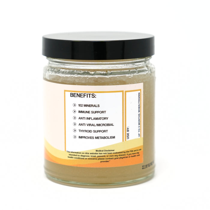 Divine Gold Seamoss Gel with Burdock Root & Bladderwrack - GodMoss