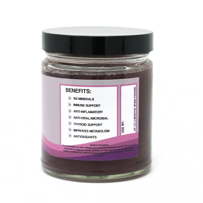 Divine Purple Seamoss Gel with Burdock Root & Bladderwrack - GodMoss