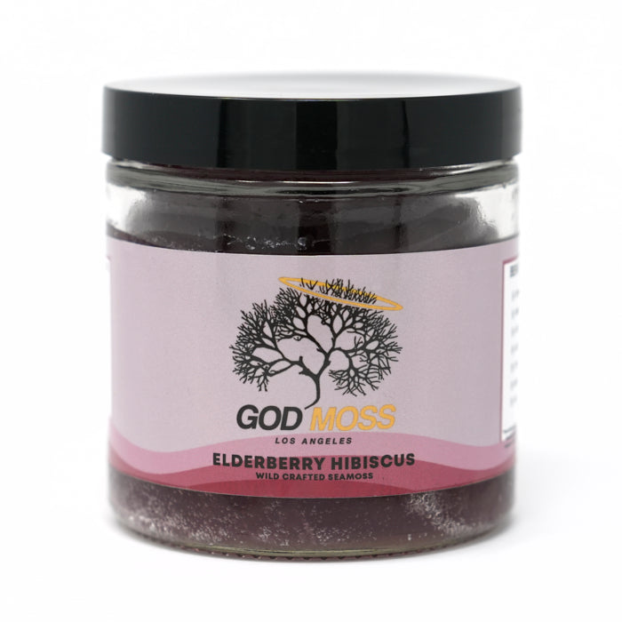 Elderberry Hibiscus Seamoss Gel - GodMoss