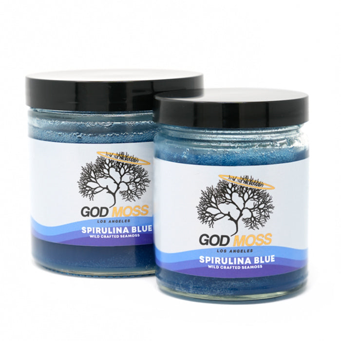 Spirulina Blue Seamoss Gel - GodMoss